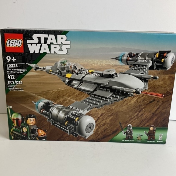 Lego NWT Star War 75325 The Mandalorian's N-1 Starfighter New In Box Building - Picture 10 of 16
